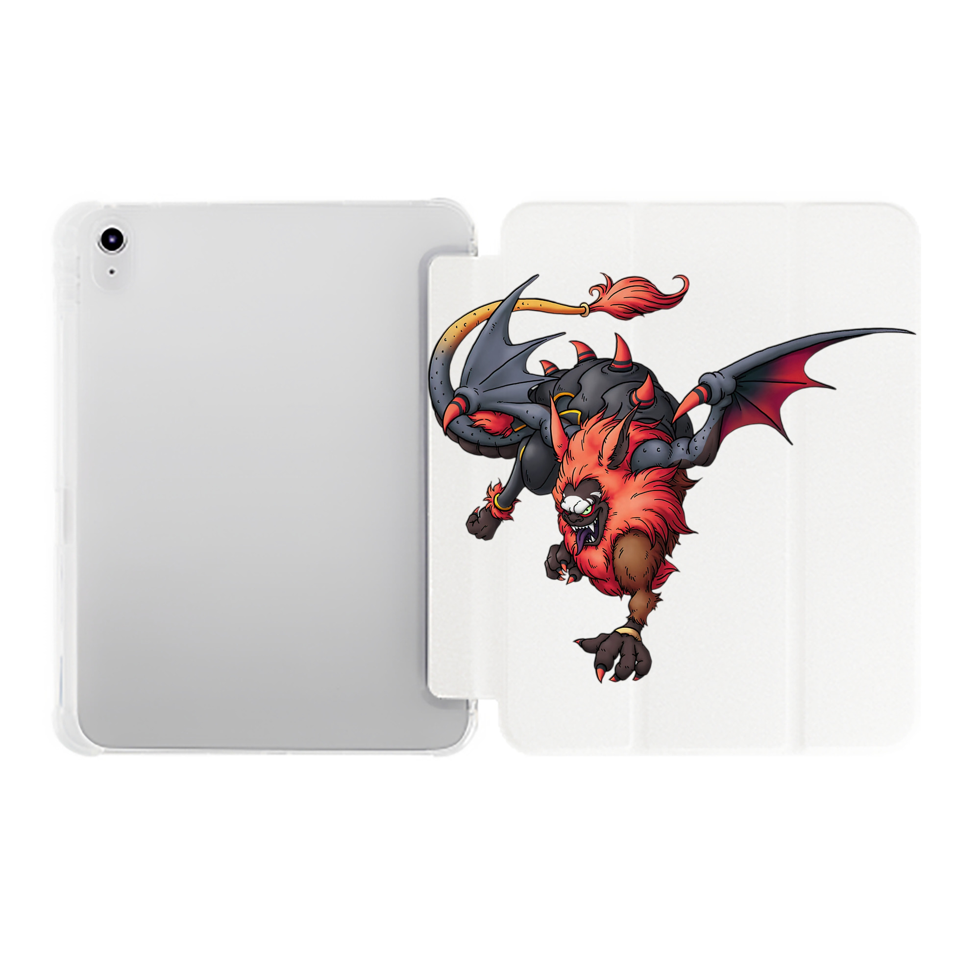 （画像用） ドラゴンクエスト Doragon Kuesuto Dragon Quest IPad ケース ペン収納付き 三つ折りスタンド PUレザー×シリコン 対応機種9.5/10.5/10.9インチ